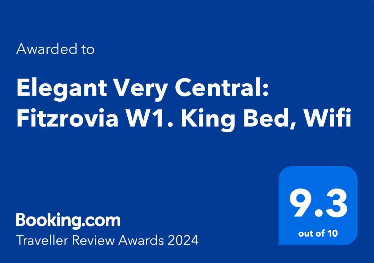 Elegant Very Central: Fitzrovia W1. King Bed, Wifi 伦敦 外观 照片